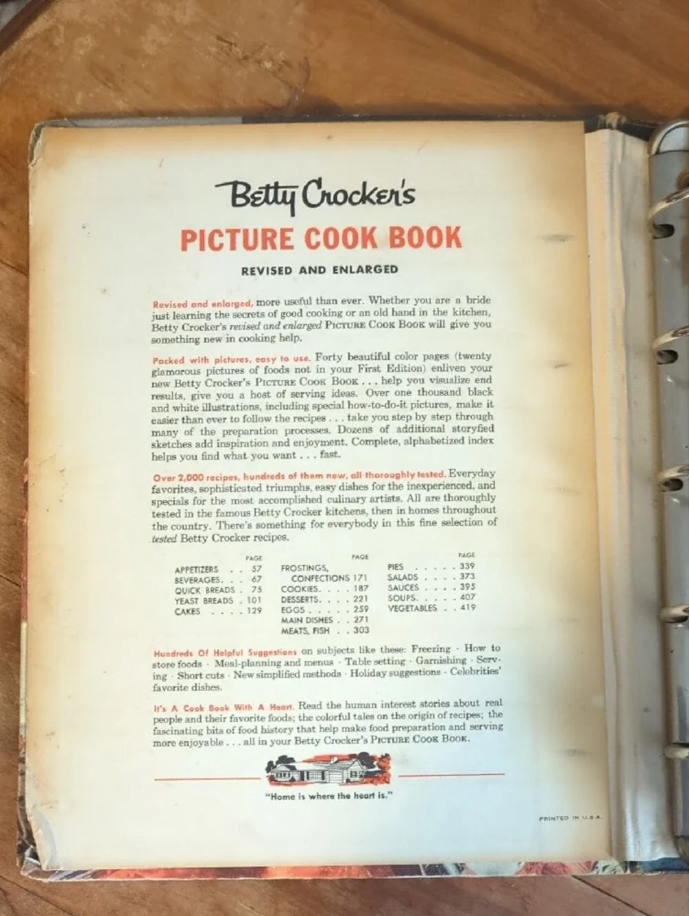Vintage Betty Crocker Picture Cook Book
